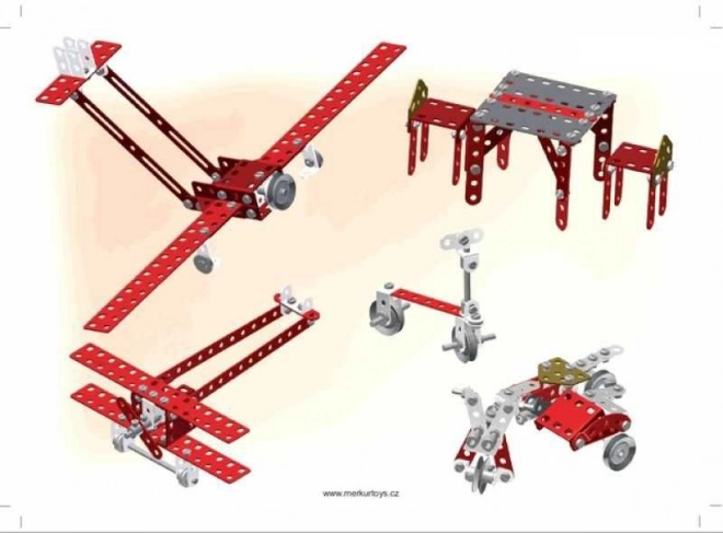 Baukasten Merkur Roter Baron