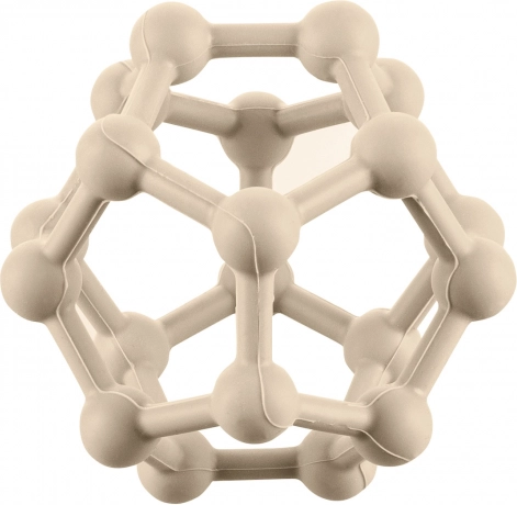 Silikon-Beißring Atom, Sand Beige