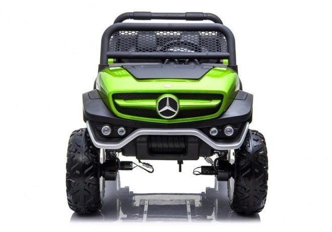 Akku Auto Mercedes Unimog Grün