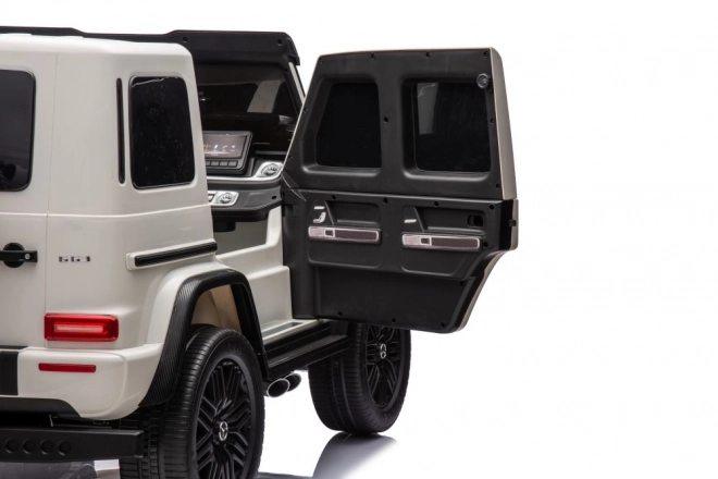 Elektrisches Kinderauto Mercedes G63 XXL Weiß 4x4