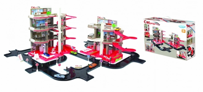Mega Garage - Park-Set mit Straßen