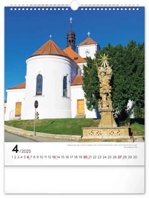 Notique Wandkalender Brno 2025