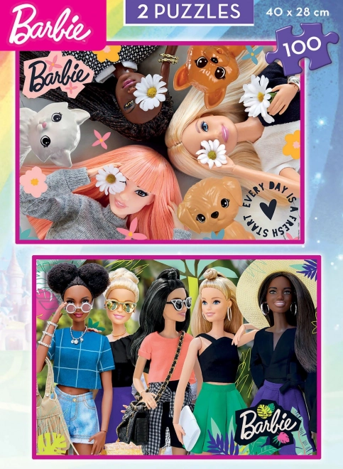 Educa Puzzle Barbie 2x100 Teile