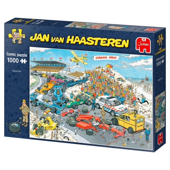 Jumbo Puzzle Jan van Haasteren - Start Formel 1, 1000 Teile