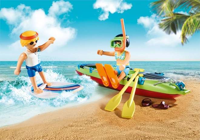 Surfen, Paddeln und Schnorcheln in einem Set