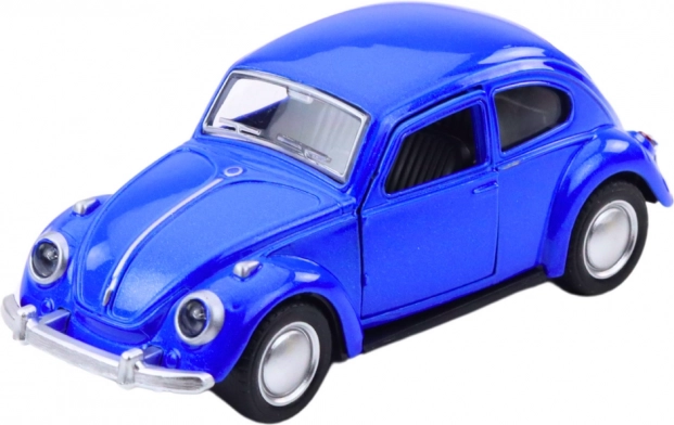 Klassisches Auto Käfer Metallmodell mit Reibungsantrieb 1:36