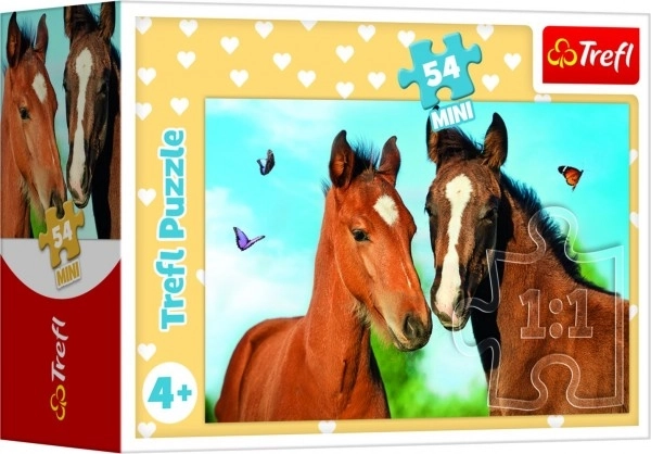 Minipuzzle mit Tierbabys in 4 Designs