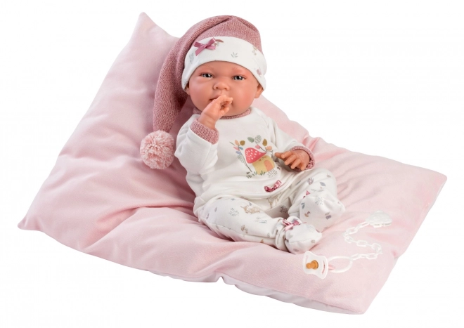 Llorens New Born Mädchen - Realistische Babypuppe mit Vollvinylkörper - 40 cm