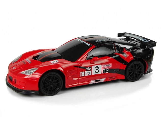 Ferngesteuertes Sportauto 1:24 Corvette C6.R Rot mit Licht