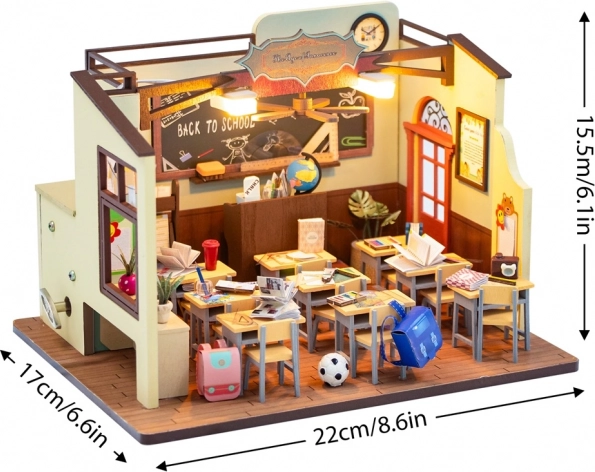 Miniaturhaus 2Kids Toys Klassenzimmer