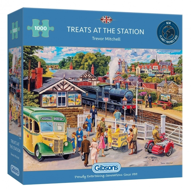 Bahnhof Imbiss Puzzle 1000 Teile