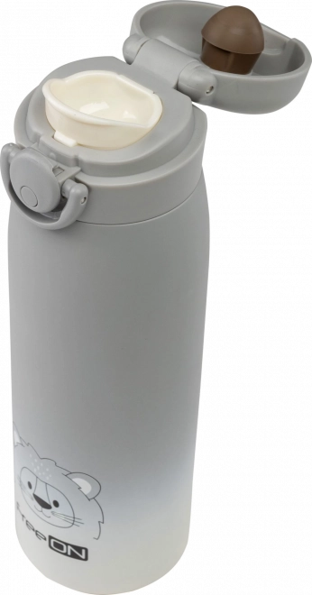 FreeON Kinder-Edelstahl-Thermoskanne 480 ml - Grau