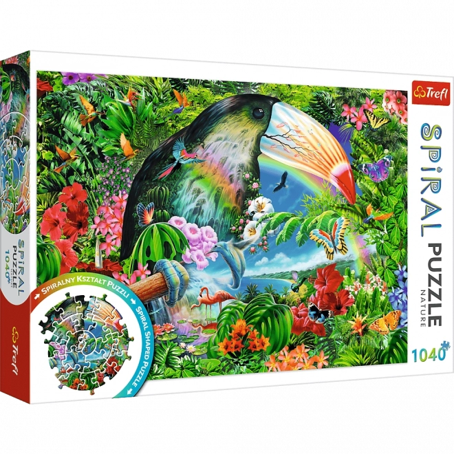 Tropische Tiere Spiral Puzzle 1040 Teile