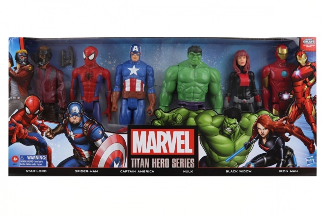 Avengers Titan Hero Set mit 6 Figuren