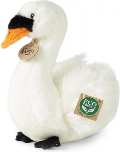 Sitzender Plüschschwan 23 cm – umweltfreundlich