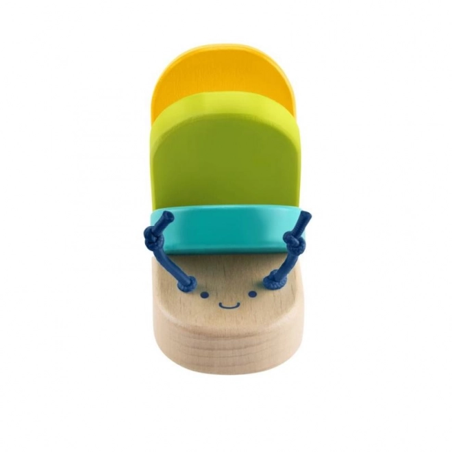 Fisher-Price Holz-Rassel Raupe