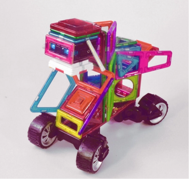 Magnetbaukasten Buggy-Roboterbox