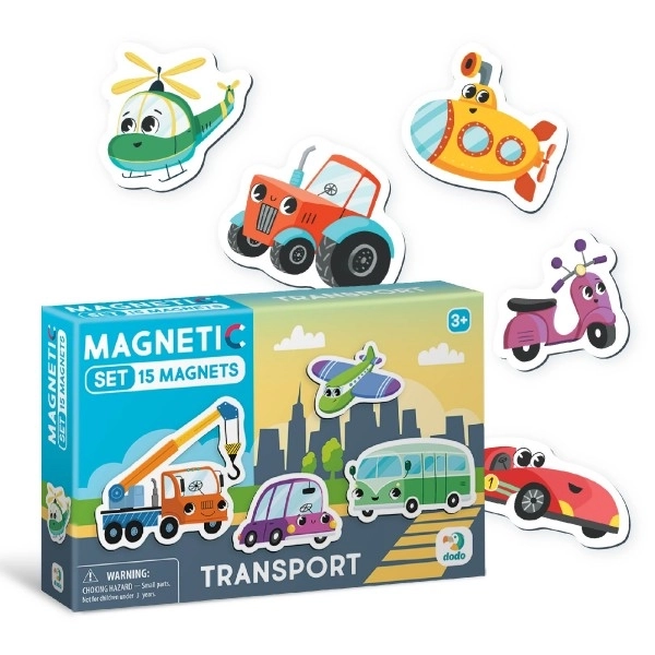 Magnetische Fahrzeuge Spielset