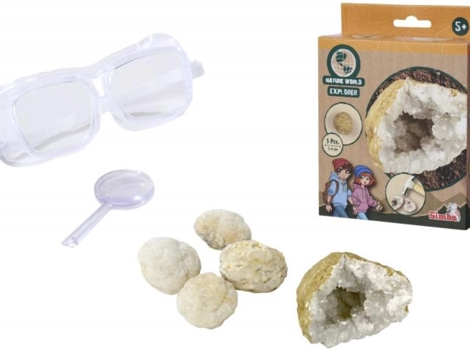 Set zum Entdecken von Geoden 5 Stk