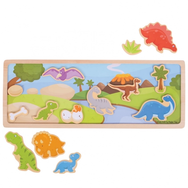 Magnetisches Dinosaurier-Puzzle von Bigjigs Toys