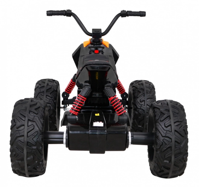 Quad Lucky Seven mit Batterie schwarz + EVA Räder + langsamer Start + LED + MP3 USB