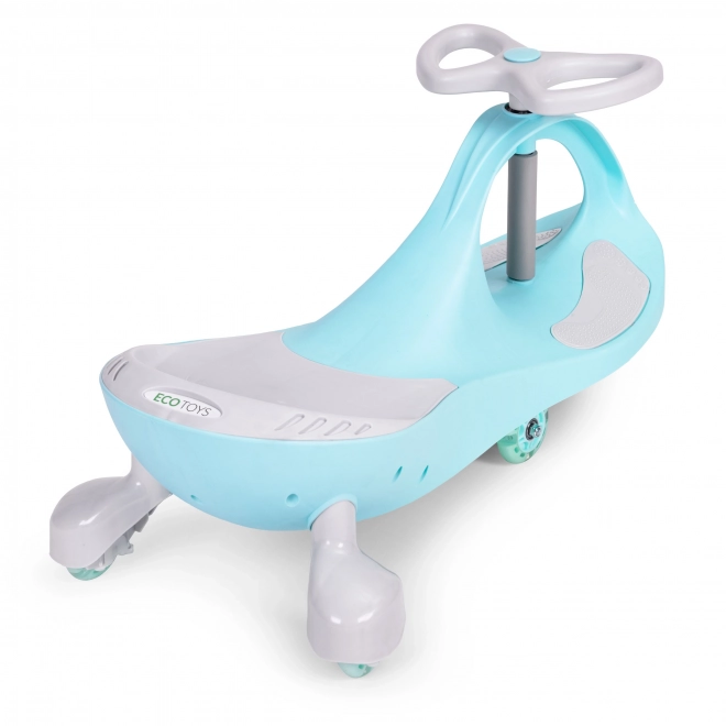 Wiggle Car Kinderfahrzeug mit LED Rädern Blau