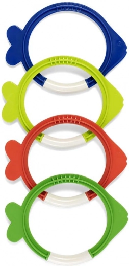 Vier kräftige Farben für leichtes Finden