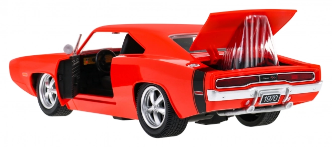 Ferngesteuertes Auto 1970 Dodge Charger RT Rot Rastar Modell 1:16