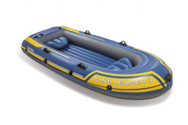 Intex Challenger 3er Set Schlauchboot mit Pumpe und Ruder