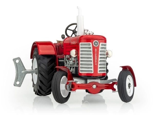 Roter Traktor ZETOR 50 Super aus Metall 15cm im Maßstab 1:25