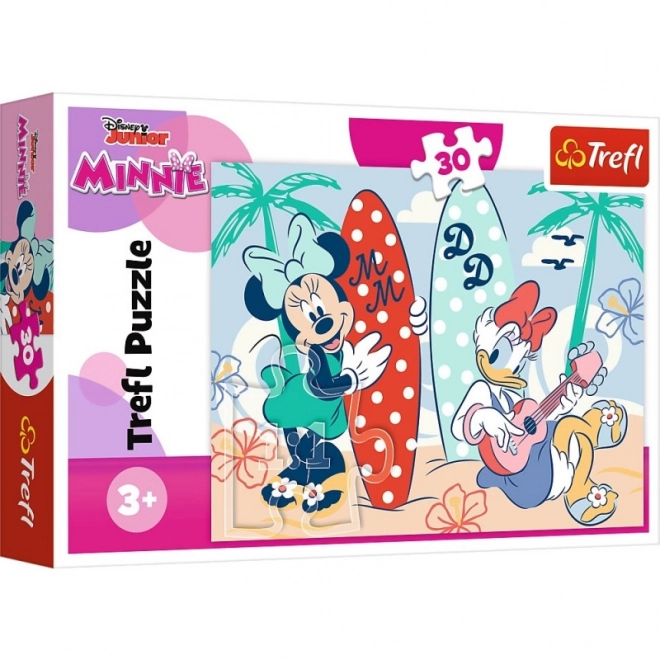 Puzzle Bunte Minnie 30 Teile