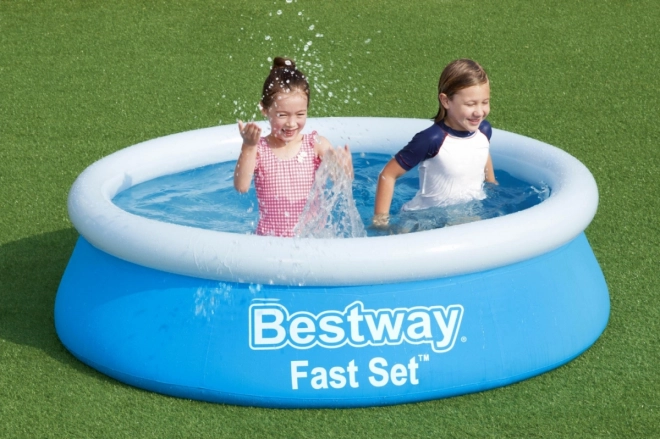 Bestway Aufstellpool mit Aufblasbarem Rand