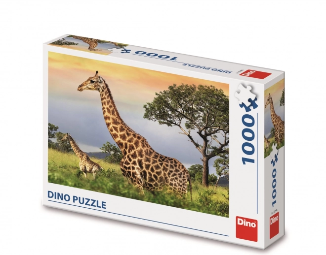 Puzzle Giraffen Familie 1000 Teile