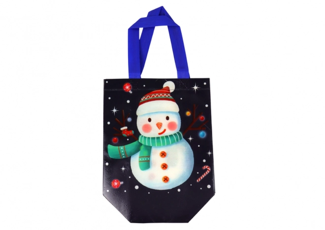 Geschenktasche mit Schneemann-Motiv