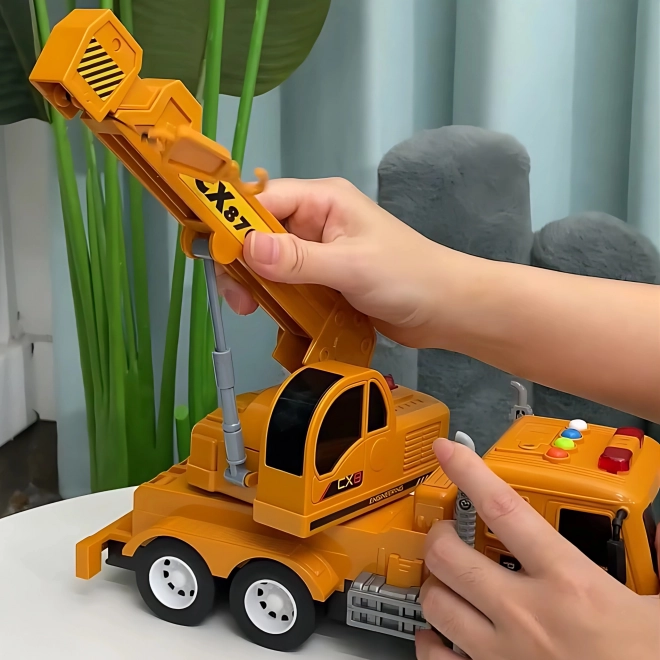 Interaktiver Kran mit beweglichem Haken 1:14 von WOOPIE