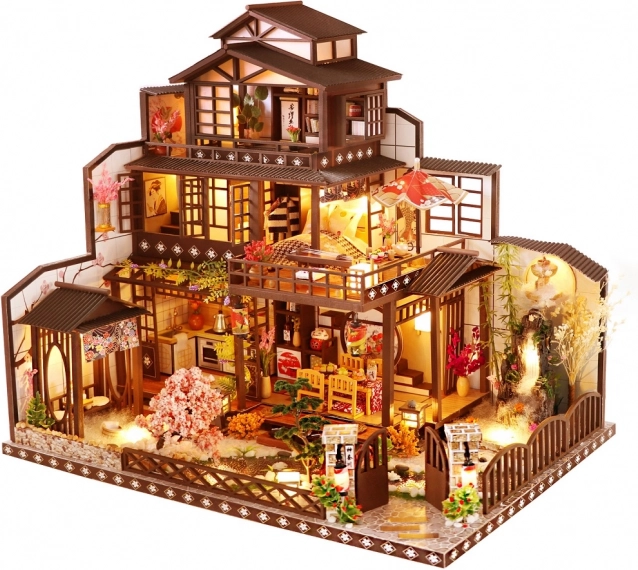 Miniaturhaus Prunkvolle Kirschblütenvilla