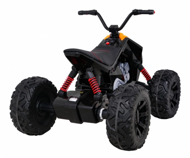Quad Lucky Seven mit Batterie schwarz + EVA Räder + langsamer Start + LED + MP3 USB