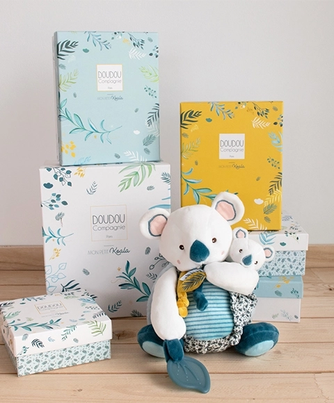 Doudou Geschenkset - Koala Yoca mit Baby