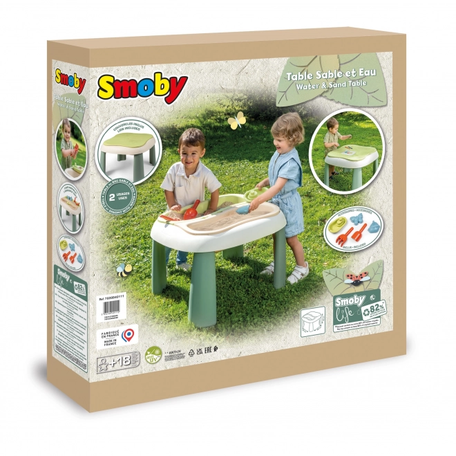 Smoby sand- und wasserspieltisch