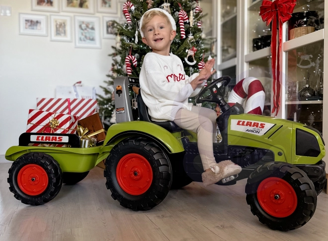 FALK Traktor Pedal Claas Arion 430 mit Anhänger