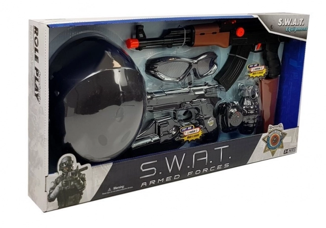 Kinder S.W.A.T. Spielzeug-Set mit Pistolen und Helm