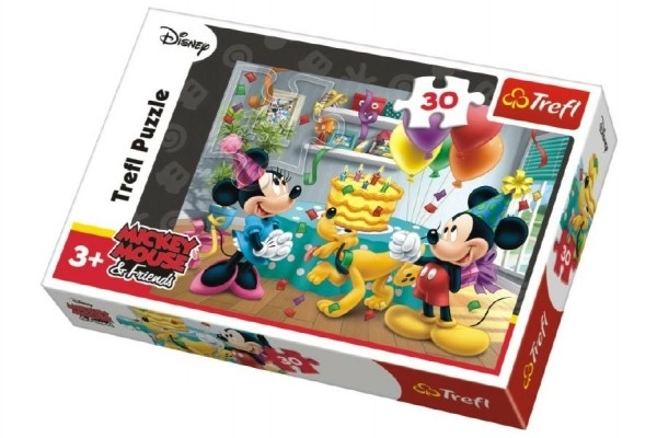 Puzzle Mickey Mouse: Geburtstagfeier