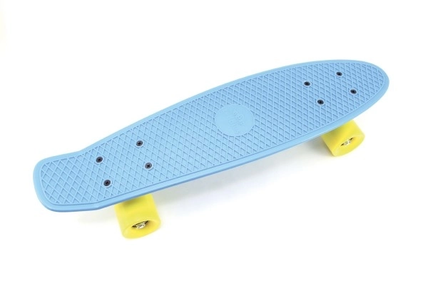 Pennyboard Skateboard 60cm Blau Gelb