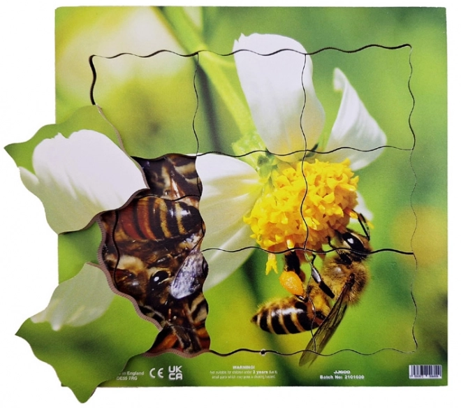 Just Jigsaws Bienenzyklus Holzpuzzle