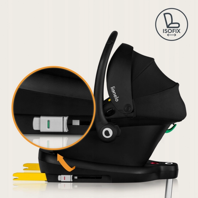 Lionelo Autositz Astrid i-Size schwarz-grau