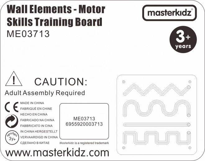 Schiebetafel Kleine Motorik Montessori