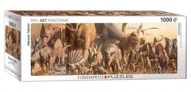 Panoramapuzzle Dinosaurier 1000 Teile
