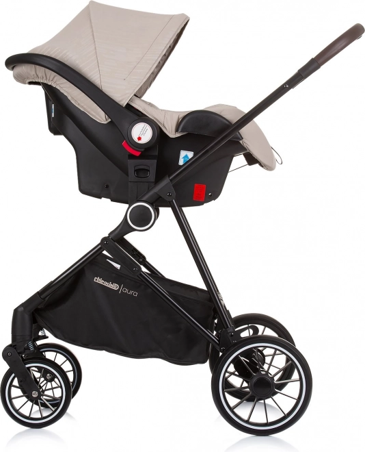 Chipolino Autokindersitz Aura i-Size Macadamia – Macadamia