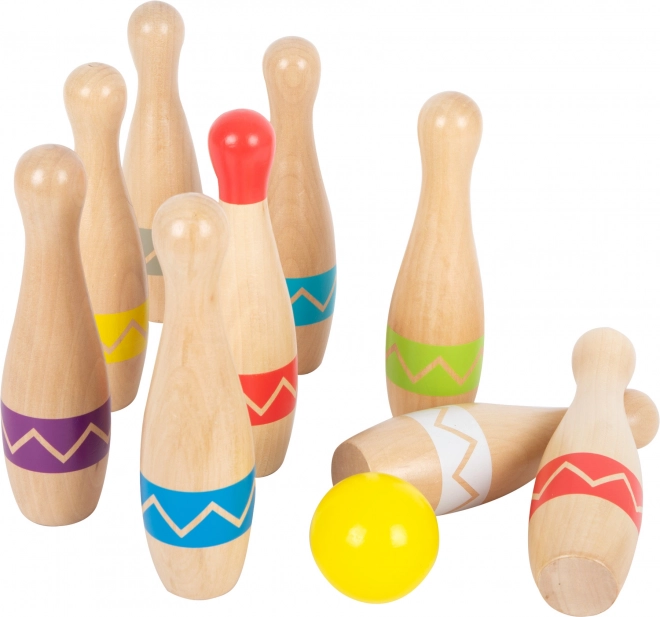 Holz-Bowling-Set Active von Small Foot