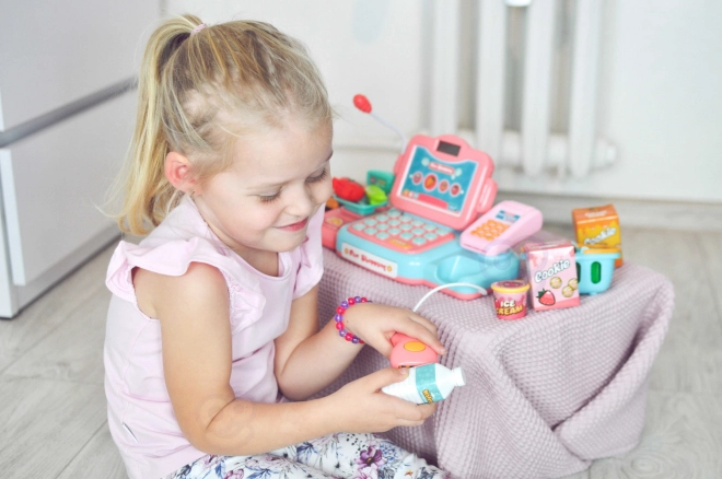 Kinder Spielkasse mit Scanner, Waage und Mikrofon von Woopie